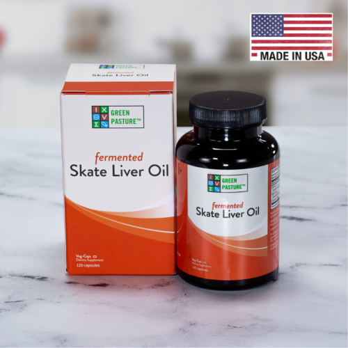 Fermented Skate Liver Oil (60 & 120 Capsules) | Green Pasture